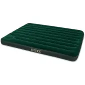 Intex Queen Dura-Beam Downy Luchtbed met ingebouwde voetpomp - 203x152x25cm