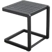 Yoi Bijzettafel Hokan Black 40 x 40 cm