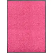 vidaXL Deurmat wasbaar 90x120 cm roze