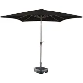 Kopu altea parasol vierkant 230x230 cm met windvanger -
