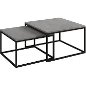Meubella Salontafel Styler - Betonlook - Set van 2