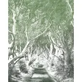 Komar Vliesbehang Digitale print vlies - Alley Graphite - Afmeting 200 x 250 cm (1 stuk)