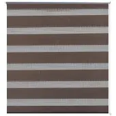 vidaXL Duo Rolgordijn 80x150cm Koffiebruin online kopen