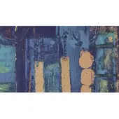 Komar Vliesbehang Digitale print vlies - Stems Blooming Blue - Afmeting 500 x 280 cm (1 stuk)