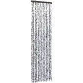 vidaXL Vliegengordijn 56x185 cm chenille bruin en beige