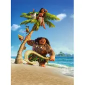 Komar Vliesbehang Vlies - Moana and Maui - Afmeting 184 x 248 cm