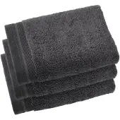 De Witte Lietaer Gastendoek Contessa Dark Grey (40 x 60 cm) (set van 3)
