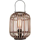 Freelight Tafellamp Treccia Rotan H 26 cm beige zwart