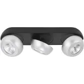 Highlight Spot Doblo 3 lichts L 39 cm aluminium zwart