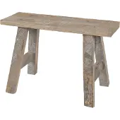 Clayre & Eef Plantentafeltje 40x14x27 cm Bruin Hout Rechthoek Plantenstandaard Bruin Plantenstandaard