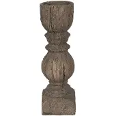 Clayre & Eef Bruine Kandelaar Ø 10*32 Cm 6pr3230l