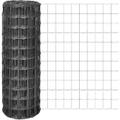vidaXL Eurozaun stalen omheining, 25 x 1 meter, grijs