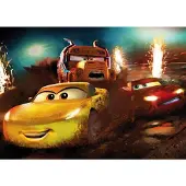 Komar Vliesbehang Digitale print vlies - Cars Dirt Track - Afmeting 350 x 250 cm