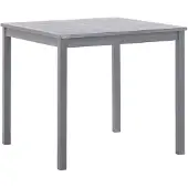 vidaXL Tuintafel 80x80x74 cm massief acaciahout grijs
