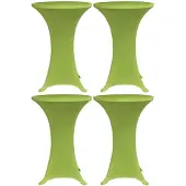 vidaXL Tafelhoes stretch 4 st 60 cm groen