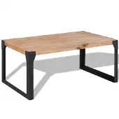 vidaXL Salontafel 100x60x45 cm massief acaciahout