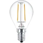 Philips Čirá gloeilamp, type kaars, met een traditionele uitstraling, 25 W, fitting E14, 2 W, 25 W, E14, 250 lm, 15.000 uur, warm wit
