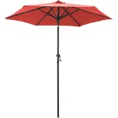 vidaXL Parasol 200x224 cm aluminium terracotta