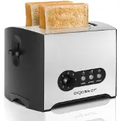 Aigostar broodrooster met 2 korte sleuven roestvrij staal 900 W VDE/Mini Sunshine
