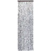 vidaXL Vliegengordijn 118x220 cm chenille bruin en beige
