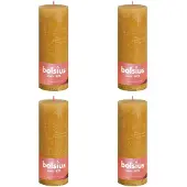 Bolsius stompkaars Rustiek (19xØ6,8 cm) (set van 4)