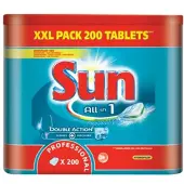 SUN All-in-one Complete vaatwastabletten, doos van 200 stuks