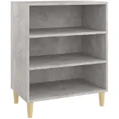 vidaXL Dressoir 57x35x70 cm spaanplaat betongrijs