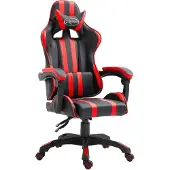 vidaXL Gamestoel kunstleer rood