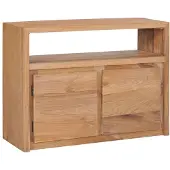 vidaXL Dressoir 80x30x60 cm massief teakhout