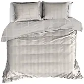 De Witte Lietaer Dekbedovertrek Zygo Atmosphere Satijn-240 x 200 / 220 cm | Lits-Jumeaux