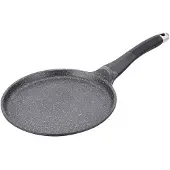 Royalty Line - Pannenkoekpan - Marble Coating - 24 Cm - Zwart