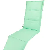 Kopu prisma aquamarine deckchairkussen 200x50 cm groen