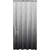 Pisla Douchegordijn Speckles Zwart 180x200 cm