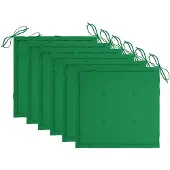vidaXL Tuinstoelkussens 6 st 50x50x4 cm oxford stof groen