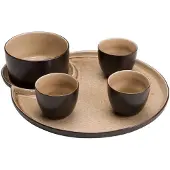 Cosy & Trendy Laguna Snack/tapasschaal - Beige - 5-delig