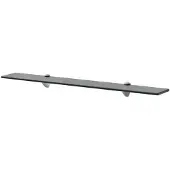 vidaXL Zwevende plank 80x20 cm 8 mm glas