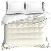 De Witte Lietaer Dekbedovertrek Bumblebee White Ivory Percal-260 x 200 / 220 / 240 cm | Extra Breed