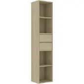 vidaXL Boekenkast 36x30x171 cm bewerkt hout sonoma eikenkleurig