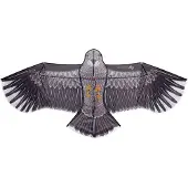 Dragon Fly Vlieger - Arend - Zwart/Grijs - 180 x 80 cm - Vanaf 6 jaar