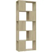vidaXL Boekenkast/kamerscherm 60x24x155 cm sonoma eikenkleurig