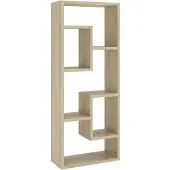 vidaXL Wandschap 36x16x90 cm bewerkt hout sonoma eikenkleurig
