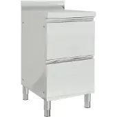 vidaXL Commerciële keukenkast met 2 lades 50x60x96 cm