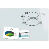 Sigel glasmagneetbord Be!Board 90x60cm wit