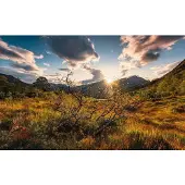 Overig Fotobehang Norwegische Herbstwelten - Meerkleurig - 2,80m X 450cm