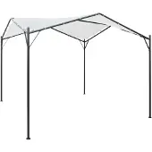 vidaXL Paviljoen, 3x3x2,6 meter, wit, 180 g/m²
