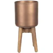 Clayre & Eef Bruine Planthouder Ø 19*40 cm 64370