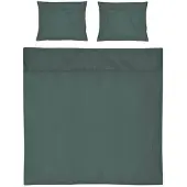 Papillon Dekbedovertrek Monte Carlo Donkergroen Percal-140 x 200 / 220 cm | 1-Persoons