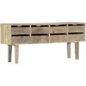 vidaXL Dressoir 140x30x60 cm massief mangohout