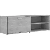 vidaXL Tv-meubel 120x34x37 cm bewerkt hout betongrijs