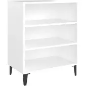 vidaXL Dressoir 57x35x70 cm bewerkt hout wit